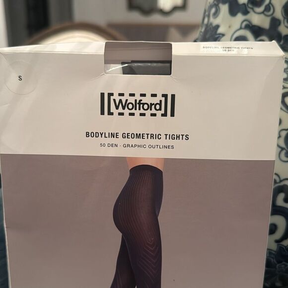 NWT Wolford Geometric Tights - Picture 3 of 7